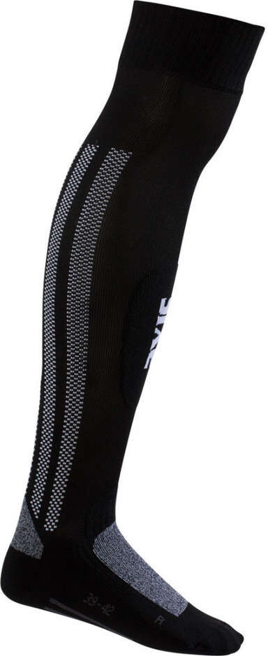 Calza Moto Tecnica Lunga Off-Road in Tessuto Sixs Nero taglia 47-49