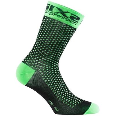 Calza Corta Compressiva SIXS Verde taglia 47-49 Calza Corta Compressiva SIXS Verde taglia 47-49
