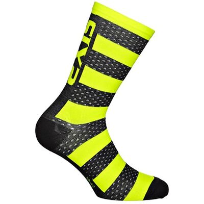 Calza Tecnica Corta in Tessuto Sixs Luxury Merinos Giallo taglia 47-49 Calza Tecnica Corta in Tessuto Sixs Luxury Merinos Giallo taglia 47-49