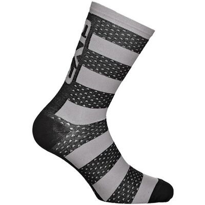 Calza Tecnica Corta in Tessuto Sixs Luxury Merinos Nero Grig taglia 35 Calza Tecnica Corta in Tessuto Sixs Luxury Merinos Nero Grig taglia 35