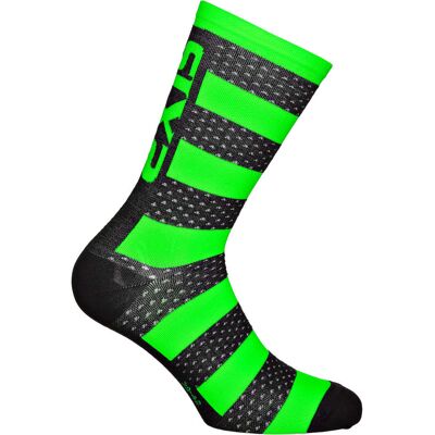 Calza Tecnica Corta in Tessuto Sixs LUXURY Merinos Verde Ner taglia 35 Calza Tecnica Corta in Tessuto Sixs LUXURY Merinos Verde Ner taglia 35