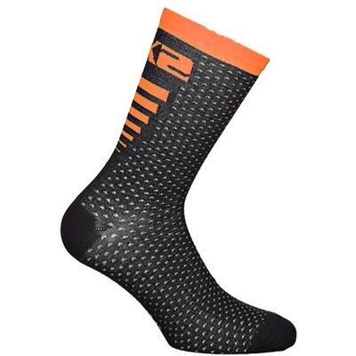 Calza Tecnica Corta Merinos Sixs ARROW Merinos Arancio Fluo taglia 47- Calza Tecnica Corta Merinos Sixs ARROW Merinos Arancio Fluo taglia 47-