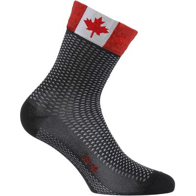 Calze Techine Corte in Tessuto Sixs SHORT Bandiera Canada taglia 47-49 Calze Techine Corte in Tessuto Sixs SHORT Bandiera Canada taglia 47-49