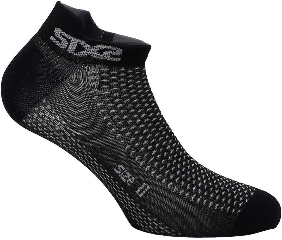 Sixs Calzini fantasmino moto e bici tecnici sixs fant s nero carbon