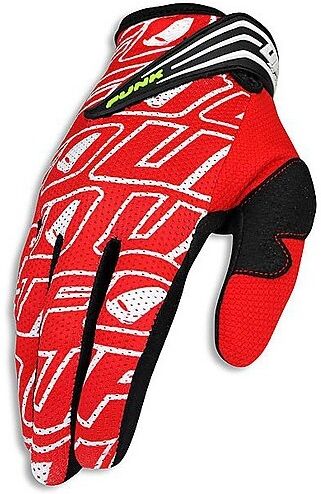 Ufo Guanti moto cross enduro ufo punk 2016 nero bianco rosso Ufo Guanti moto cross enduro ufo punk 2016 nero bianco rosso