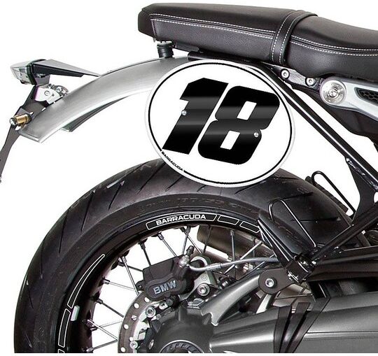 Kit Tabella Portanumero Barracuda Specifico per BMW R NineT taglia uni