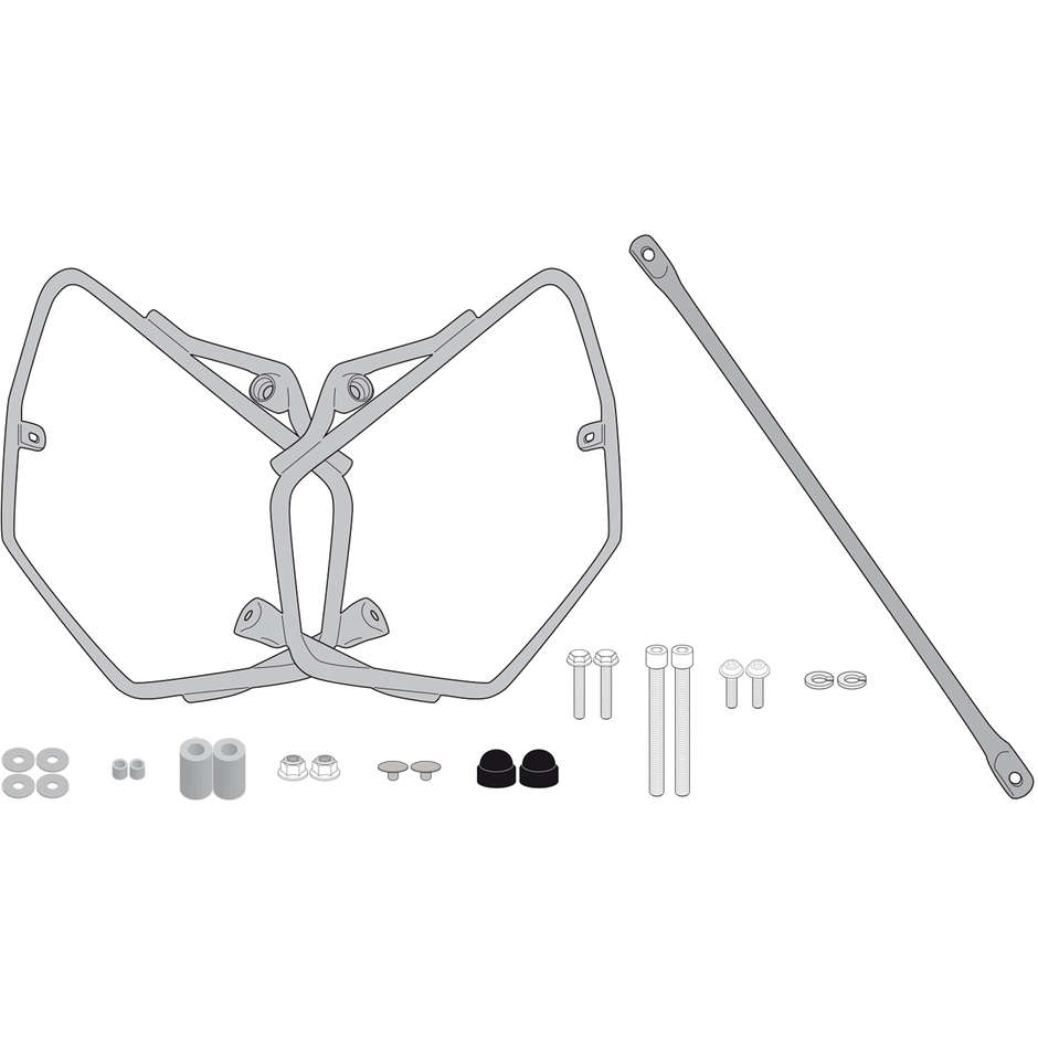Telaietti Laterali Givi Te2156 per Borse Laterali Morbide o taglia uni
