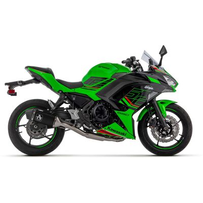 Arrow Collettori Racing per terminali Indy Race EVO Kawasaki NINJA taglia un Arrow Collettori Racing per terminali Indy Race EVO Kawasaki NINJA taglia un