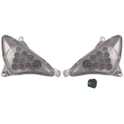 Indicatore anteriore a LED ONE per Yamaha T-MAX - frecce moto Indicatore anteriore a LED ONE per Yamaha T-MAX - frecce moto