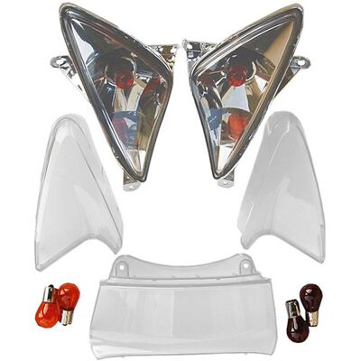 Kit luci di segnalazione e freno trasparenti ONE Yamaha TMAX - Illuminazione moto Kit luci di segnalazione e freno trasparenti ONE Yamaha TMAX - Illuminazione moto