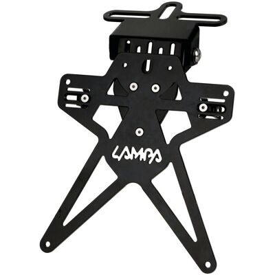 Portatarga Moto Universale Regolabile Aero-X Evo 7 Lampa taglia unica Portatarga Moto Universale Regolabile Aero-X Evo 7 Lampa taglia unica