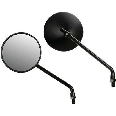 Specchi Retrovisori Moto Lampa Star Classic Nero Coppia taglia unica Specchi Retrovisori Moto Lampa Star Classic Nero Coppia taglia unica