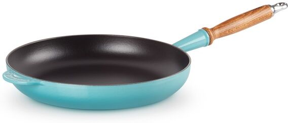 Le Creuset Padella Bassa 28 Cm Blu Caribe