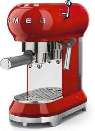 SMEG Estetica Anni '50 Macchina Da Caffè Rosso SMEG Estetica Anni '50 Macchina Da Caffè Rosso