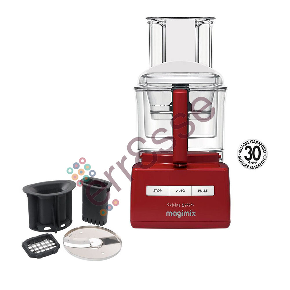 Magimix Robot Da Cucina Cuisine 5200xl Premium Rosso