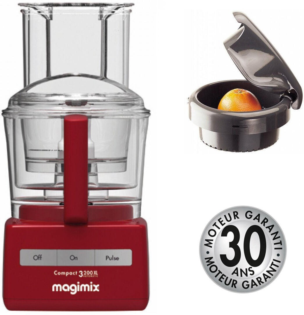 Magimix Robot Da Cucina Compact 3200xl Rosso Spremiagrumi Incluso Magimix Robot Da Cucina Compact 3200xl Rosso Spremiagrumi Incluso