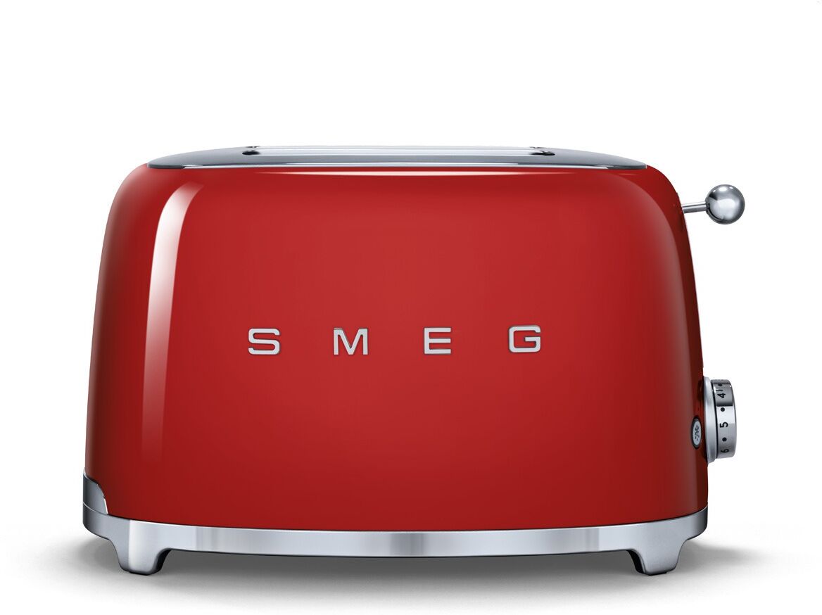 SMEG Estetica Anni '50 Tostapane 2 Fette Rosso