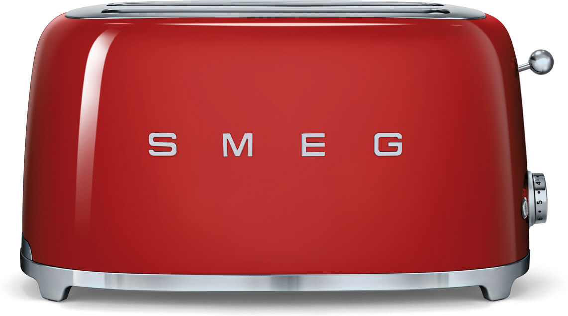 SMEG Estetica Anni '50 Tostapane 4 Fette Rosso