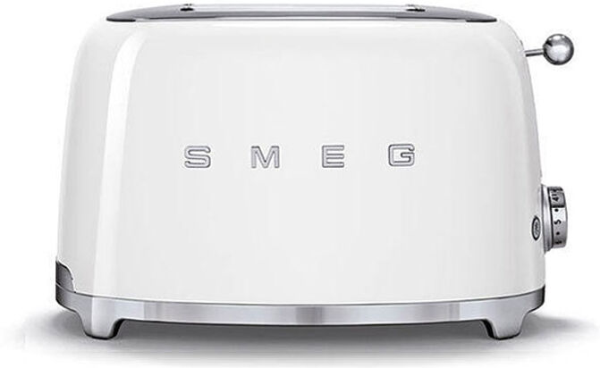 SMEG Estetica Anni '50 Tostapane 2 Fette Bianco SMEG Estetica Anni '50 Tostapane 2 Fette Bianco