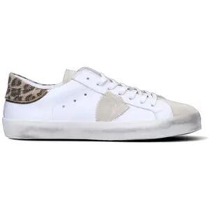 PHILIPPE MODEL Sneaker bimba bianca/beige in pelle BIANCO 22