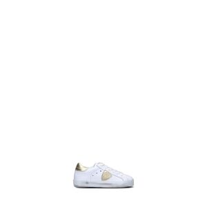 PHILIPPE MODEL Sneaker bimba bianca/gialla in pelle BIANCO 25