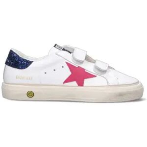 GOLDEN GOOSE Sneaker bimba bianca in pelle BIANCO 34