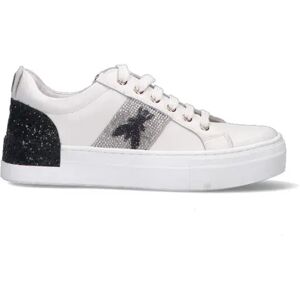 PATRIZIA PEPE Sneaker ragazza bianca in pelle BIANCO 36