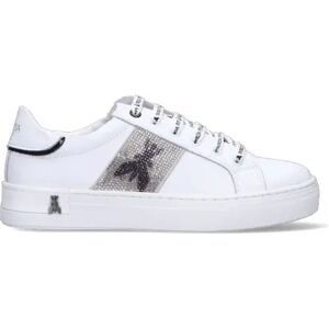 PATRIZIA PEPE JUNIOR Sneaker ragazza bianca/nera in pelle BIANCO 40