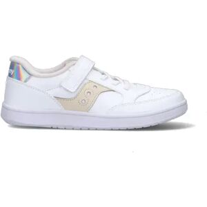 Saucony JAZZ COURT A/C Sneaker bimba bianca/beige BIANCO 34