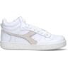 Diadora MAGIC BASKET DEMI LEATHER WN Sneaker donna bianca in pelle BIANCO 40