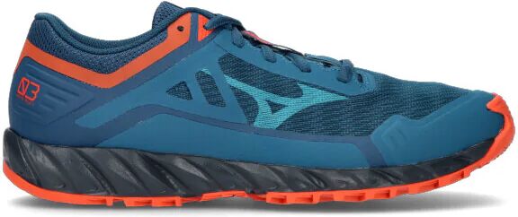 mizuno wave inuki 3 scarpa running uomo blu/arancio 44 ½