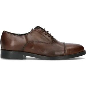 MADE IN ITALY Stringata uomo marrone in pelle MARRONE 41