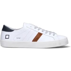 D.A.T.E. Sneaker uomo bianca/nera in pelle BIANCO 45