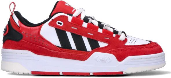 adidas adi2000 sneaker uomo rossa/bianca in suede rosso 43 ½