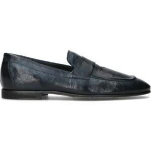 Pawelk's Mocassino Uomo Blu In Pelle Blu 43