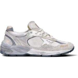 GOLDEN GOOSE Sneaker donna bianca/argento in pelle BIANCO 43