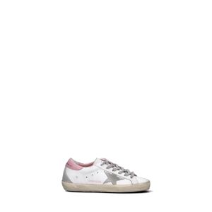 GOLDEN GOOSE SUPERSTAR Sneaker donna bianca/rosa in pelle BIANCO 36