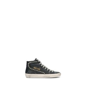 GOLDEN GOOSE SLIDE CLASSIC Sneaker donna nera in pelle NERO 41