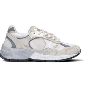 GOLDEN GOOSE Sneaker donna bianca/argento in pelle BIANCO 37