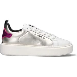 La Martina Sneaker donna bianca/oro in pelle BIANCO 41