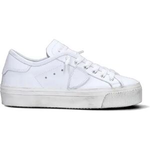 PHILIPPE MODEL Sneaker donna bianca in pelle BIANCO 39