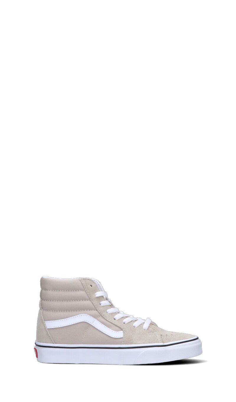 vans sk8-hi sneaker donna beige in suede beige 41