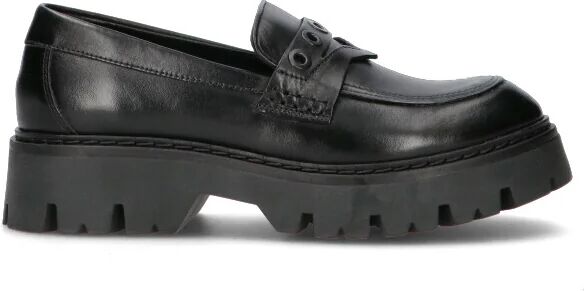 CAFéNOIR Mocassino donna nero in pelle NERO 37