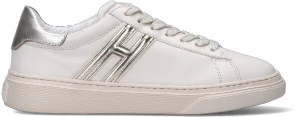 Hogan Sneaker donna panna/platino in pelle BIANCO 39