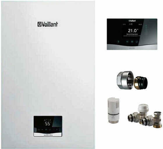 Caldaia A Condensazione Vaillant Ecotec Intro 24 Kw Metano + Termostato Sensohome 380 - A+ (KIT-0010026088)