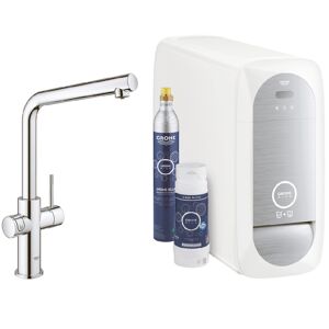 Depuratore Acqua Grohe Blue Home Set Miscelatore Lavello Cucina + Filtro E Frigo (31454001)