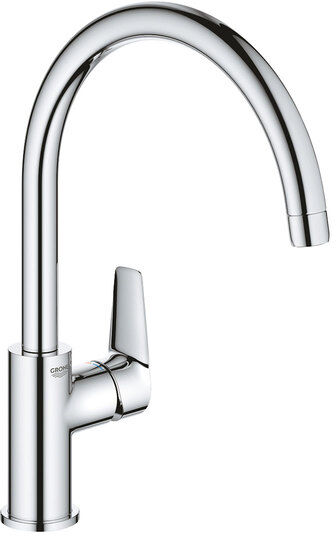 Miscelatore Lavello Grohe Bauedge Monocomando Con Bocca Alta E Girevole (31367001)