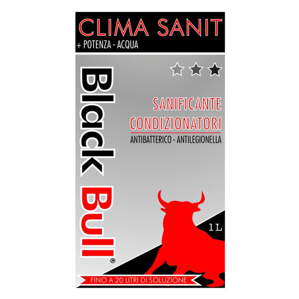 Black Bull Clima Sanit Sanificante Per Condizionatori Antibatterico E Antilegionella Puro Italia (BB023)