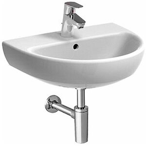 Lavabo 65 Geberit Selnova 65 Cm Monoforo Sospeso Bianco Lucido (500.297.01.7)