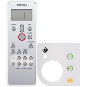 Telecomando + Ricevitore A Infrarossi Toshiba Per Cassetta Compatta 60x60 (RBC-AX32UM(W)-E)